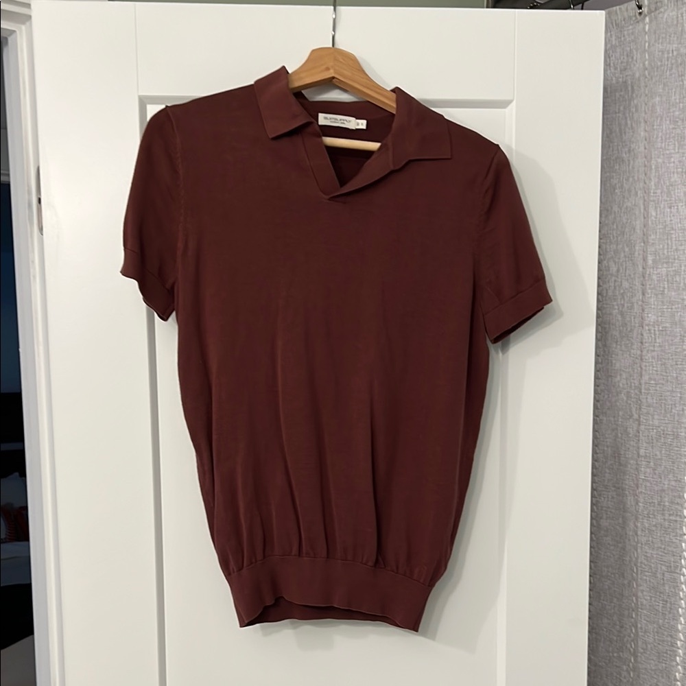 Suitsupply Cotton Silk Knit Top